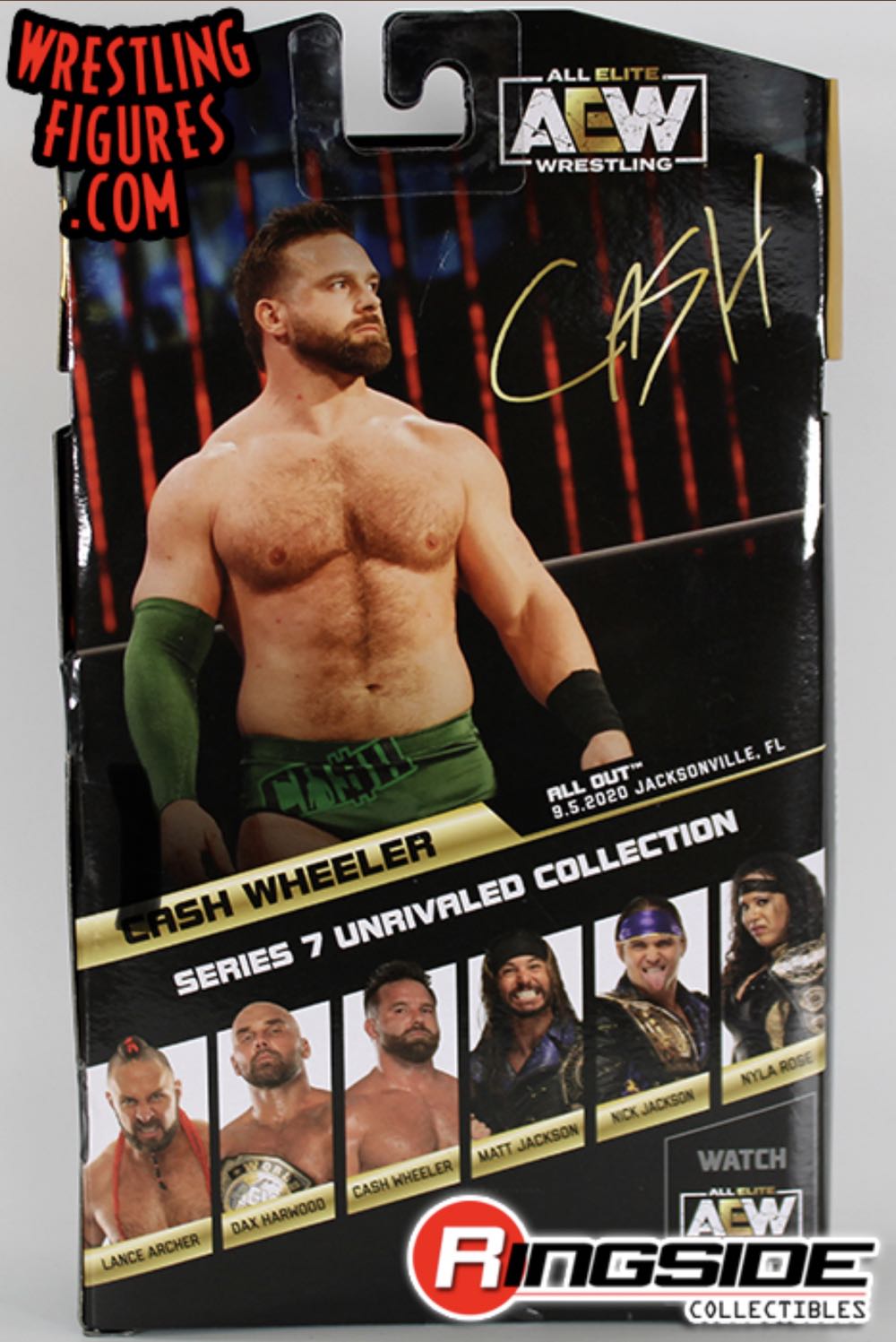 Cash Wheeler - Jazwares (AEW) action figure collectible [Barcode 191726393559] - Main Image 2