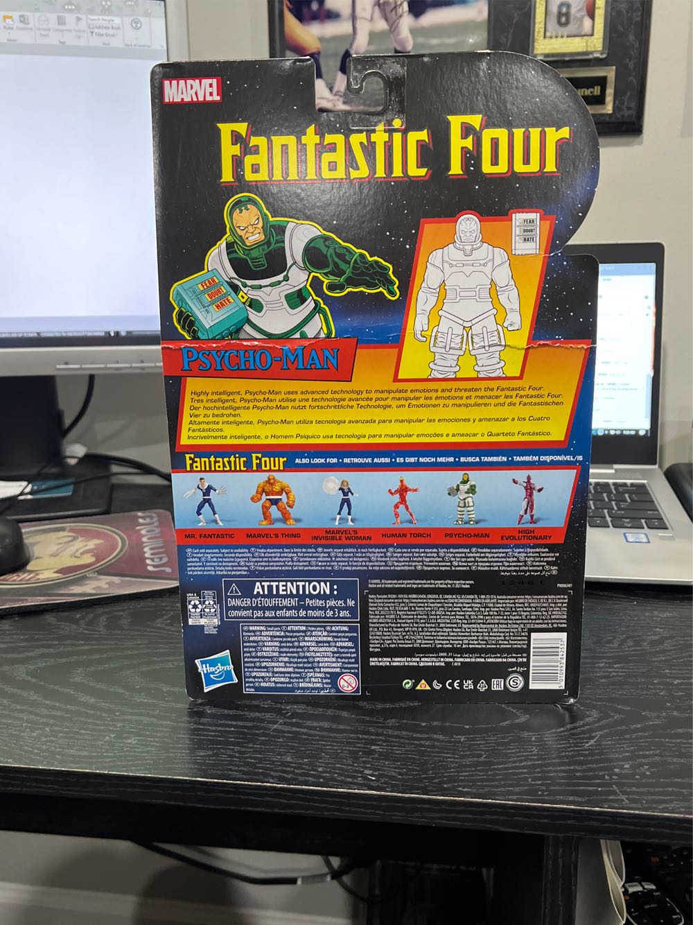Psycho-Man - Hasbro (Fantastic Four Retro Series) action figure collectible [Barcode 5010993842537] - Main Image 4