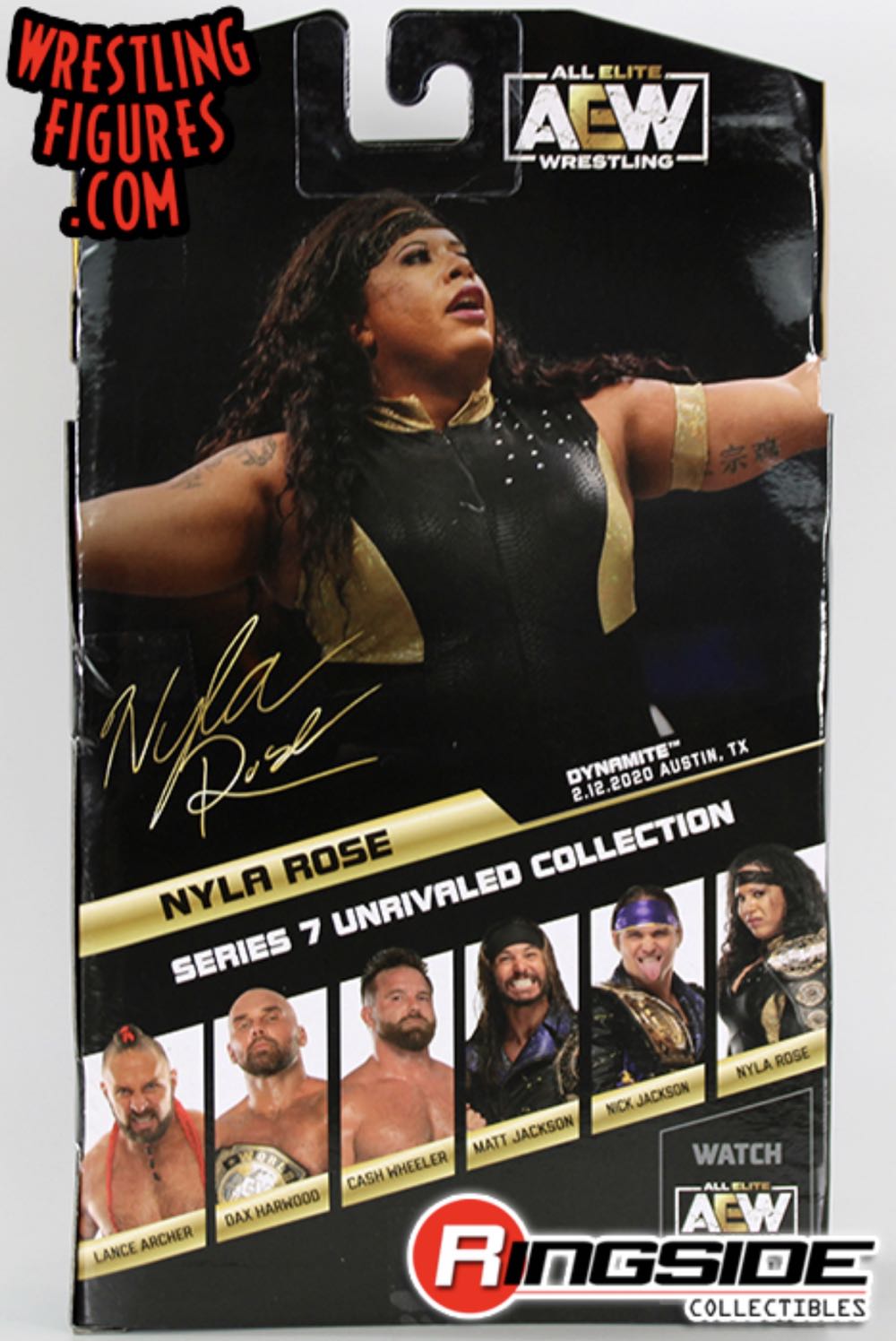 AEW - Nyla Rose - Unrivaled Collection- Series 7 - Jazwares (AEW Unrivaled Collection Series 7) action figure collectible [Barcode 191726393733] - Main Image 2