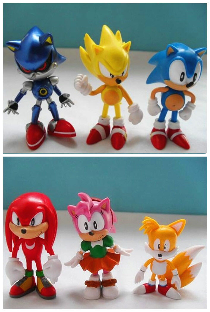Sonic The Hedgehog Mini 6 Piece Collectibles Set  action figure collectible [Barcode 5016743103002] - Main Image 4