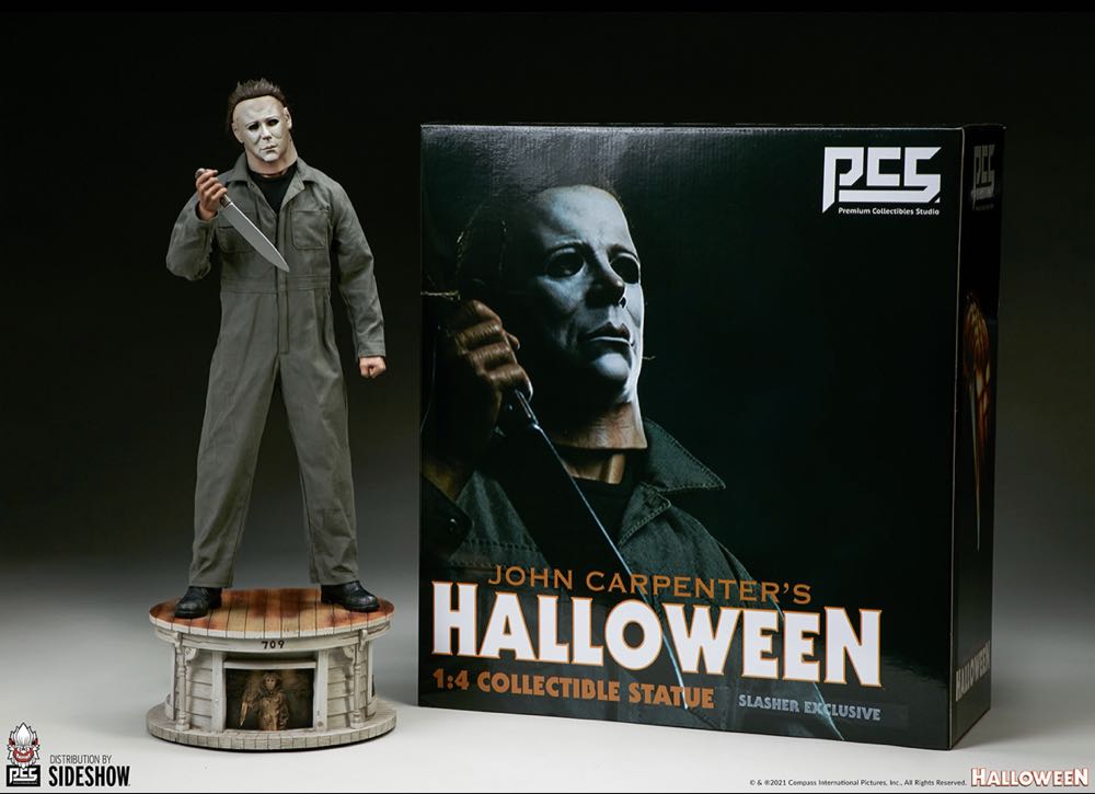 1:4 PCS: Michael Myers (Silver Screen) - Premium Collectibles Studio (Halloween) action figure collectible [Barcode 701575417544] - Main Image 3