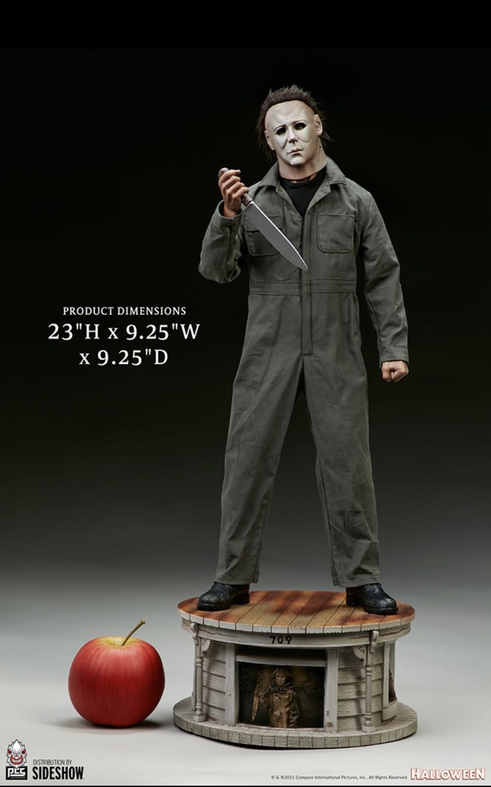 1:4 PCS: Michael Myers (Silver Screen) - Premium Collectibles Studio (Halloween) action figure collectible [Barcode 701575417544] - Main Image 4