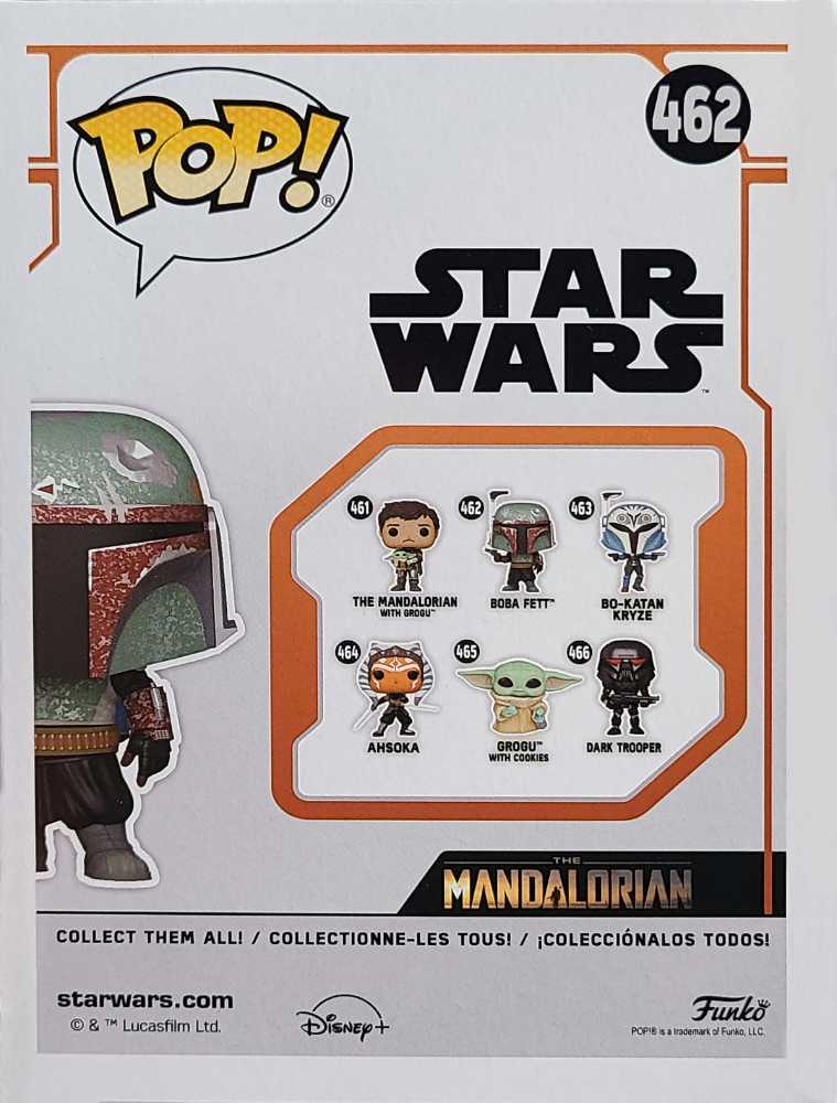 Funko Pop! Star Wars: The Mandalorian Boba Fett - Funko (Star Wars The Mandalorian) action figure collectible [Barcode 889698545242] - Main Image 2