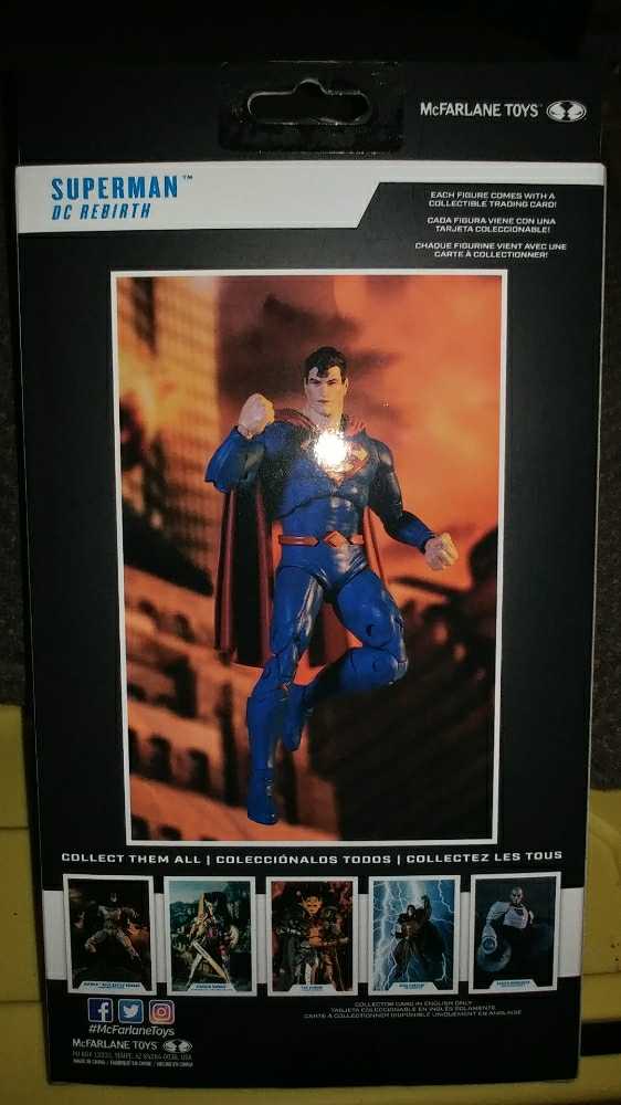 DC Multiverse Rebirth Series SUPERMAN (McFarlane) - McFarlane Toys (DC Multiverse) action figure collectible [Barcode 787926151831] - Main Image 2