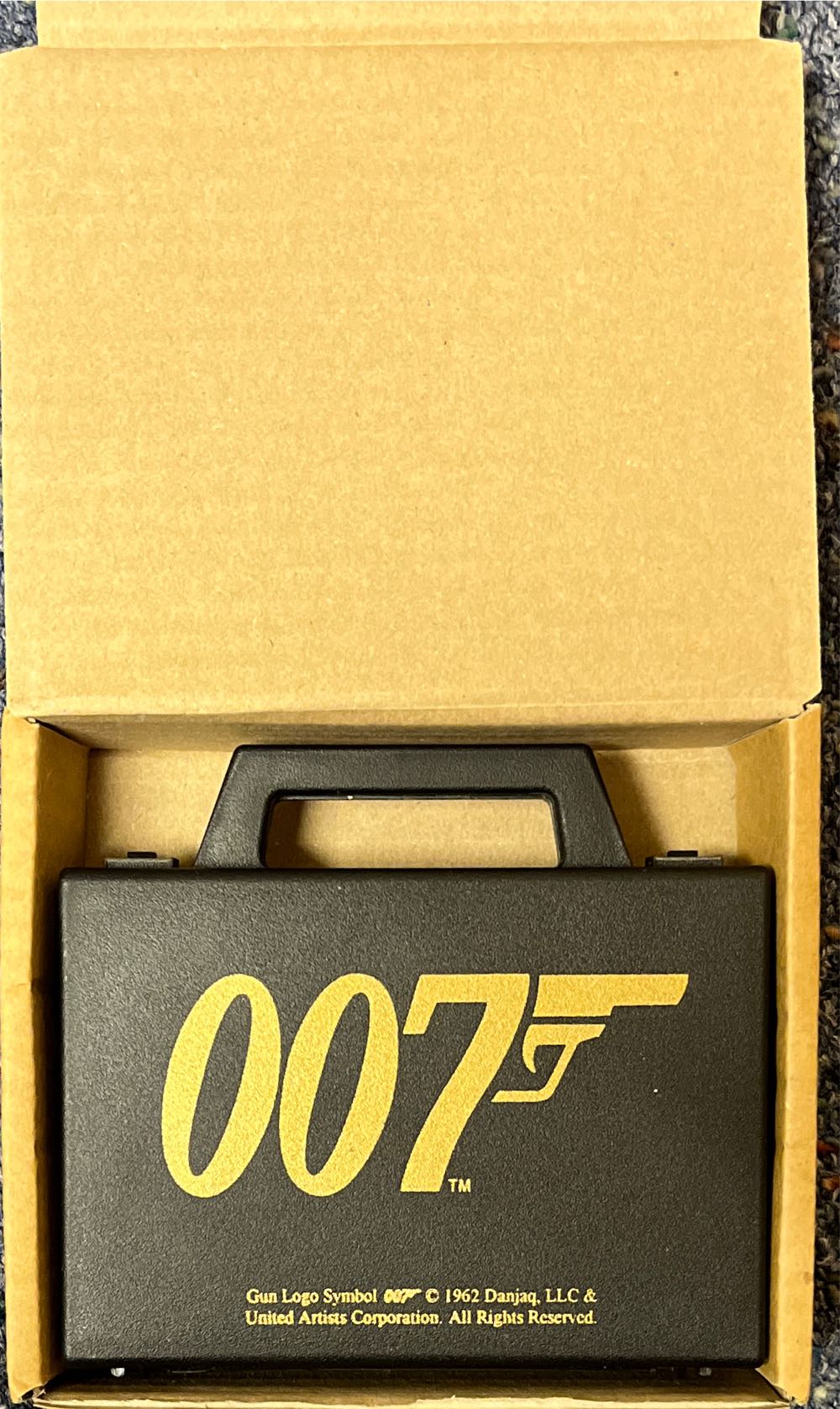 The Batman (Red Hue) Gold Label 12-Inch Statue Figure.