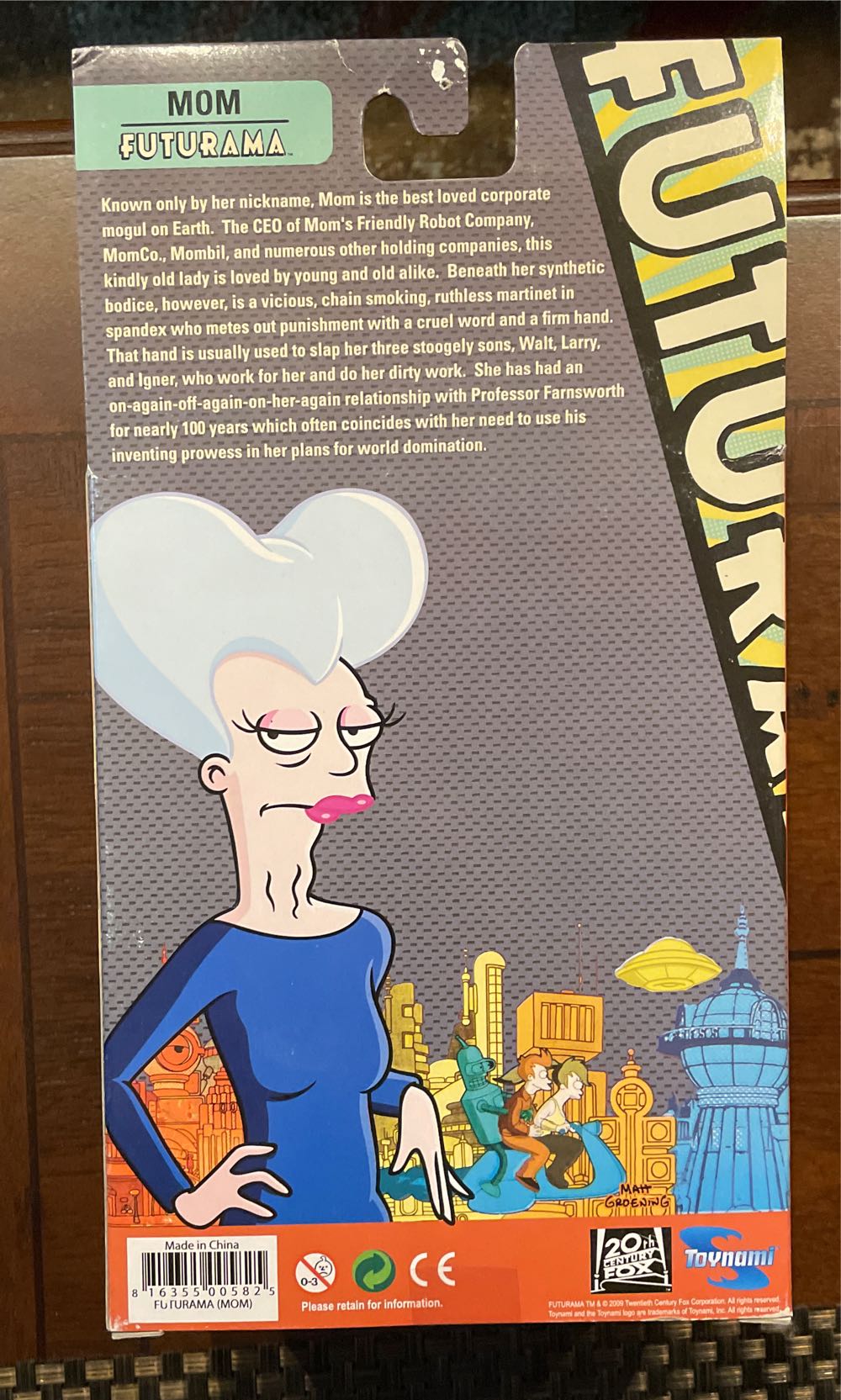 Futurama - Mom - Toynami (Futurama) action figure collectible [Barcode 816355005825] - Main Image 2