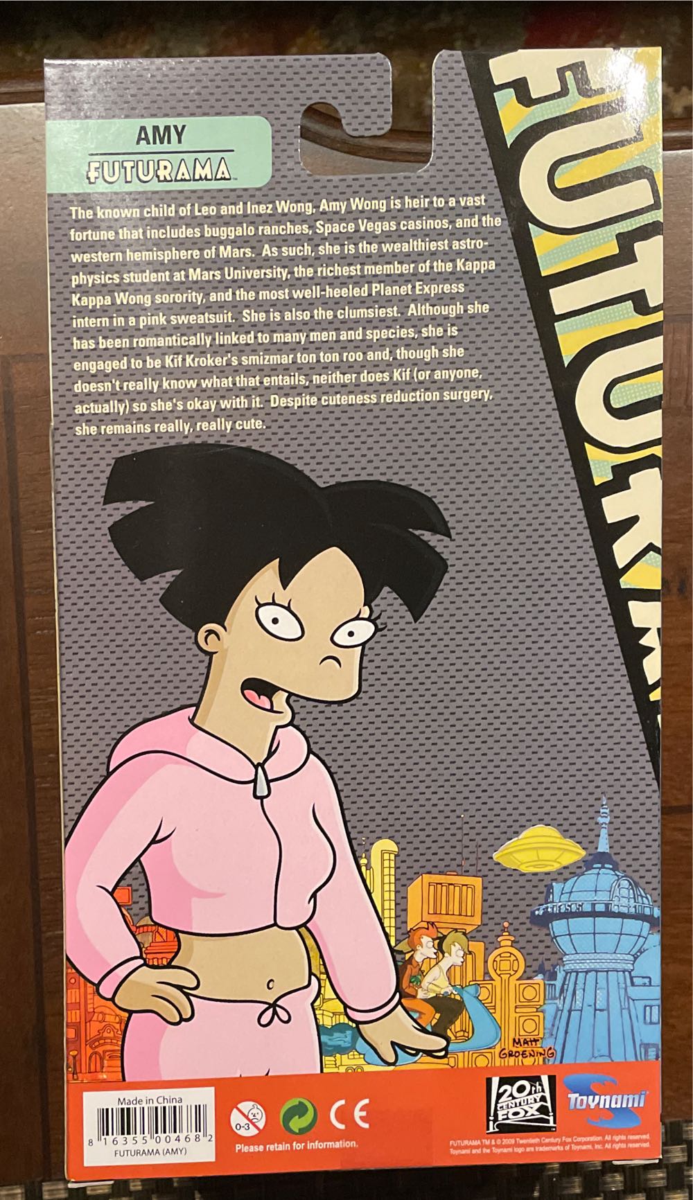 Futurama - Amy - Toynami (Futurama) action figure collectible [Barcode 816355004682] - Main Image 2