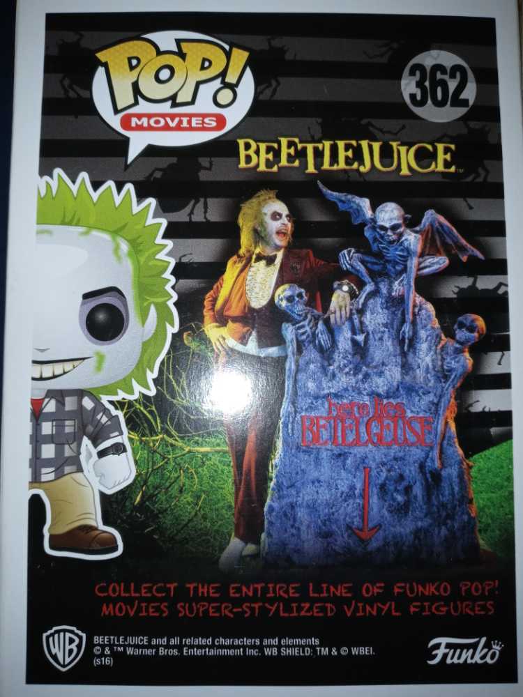 Beetlejuice: Beetlejuice Plaid Suit #362 - Funko (Beetlejuice) (Beetlejuice) action figure collectible [Barcode 889698113434] - Main Image 2