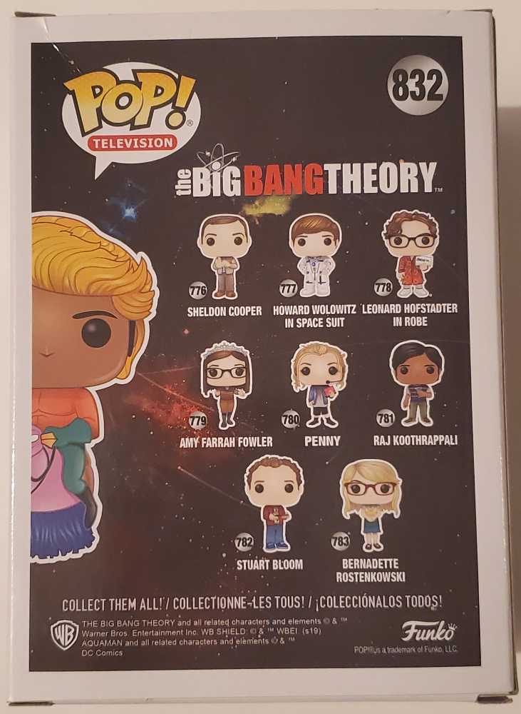 832 Raj Koothrappali as Aquaman - The Big Bang Theory  - Funko (Funko Pop! Television) action figure collectible [Barcode 889698417044] - Main Image 4