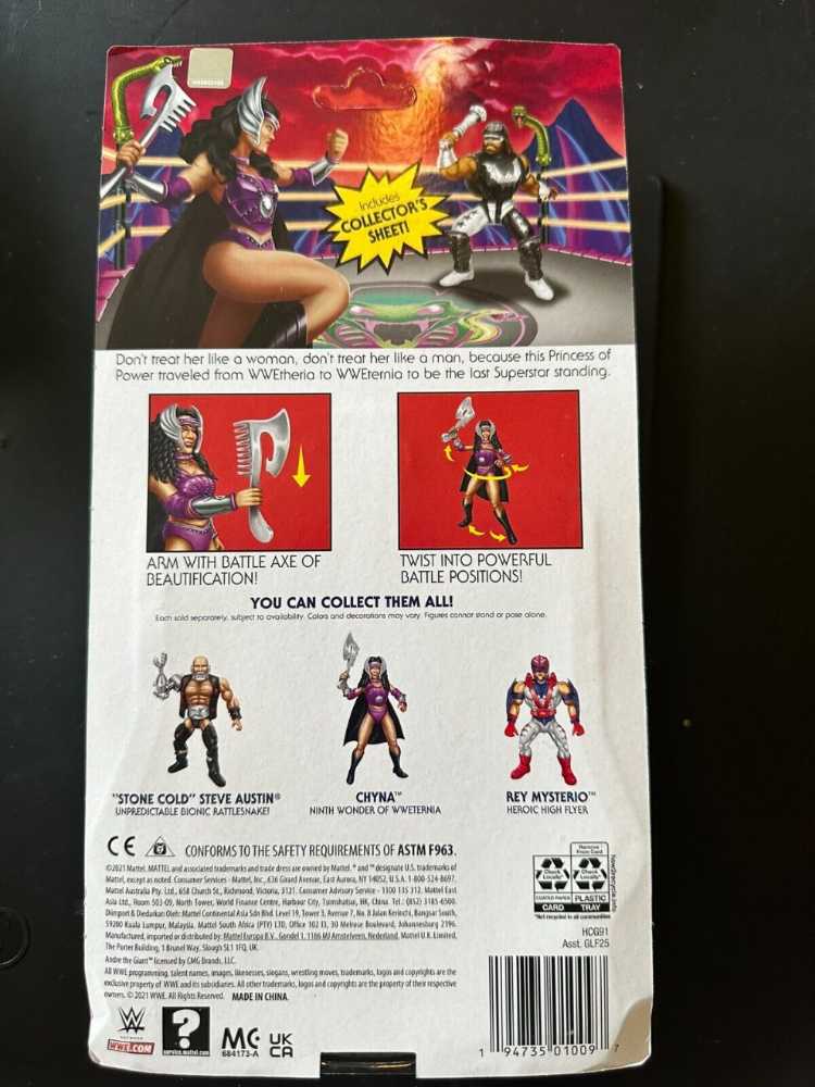 WWE MOTU Chyna - Mattel (Masters Of The WWE Universe Wave 8) action figure collectible [Barcode 194735010097] - Main Image 2