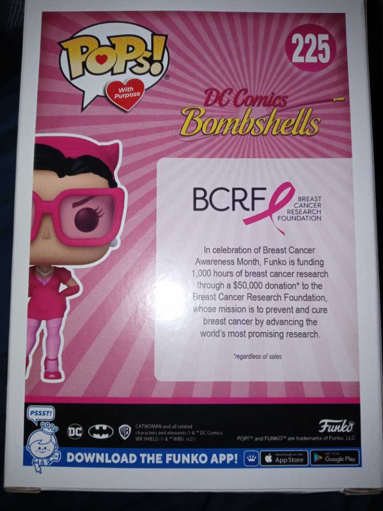 Catwoman Funko Pop! DC Comics Bombshells - Catwoman #225 - Funko Pop! With Purpose (DC Comics Bombshells) action figure collectible [Barcode 889698584999] - Main Image 2