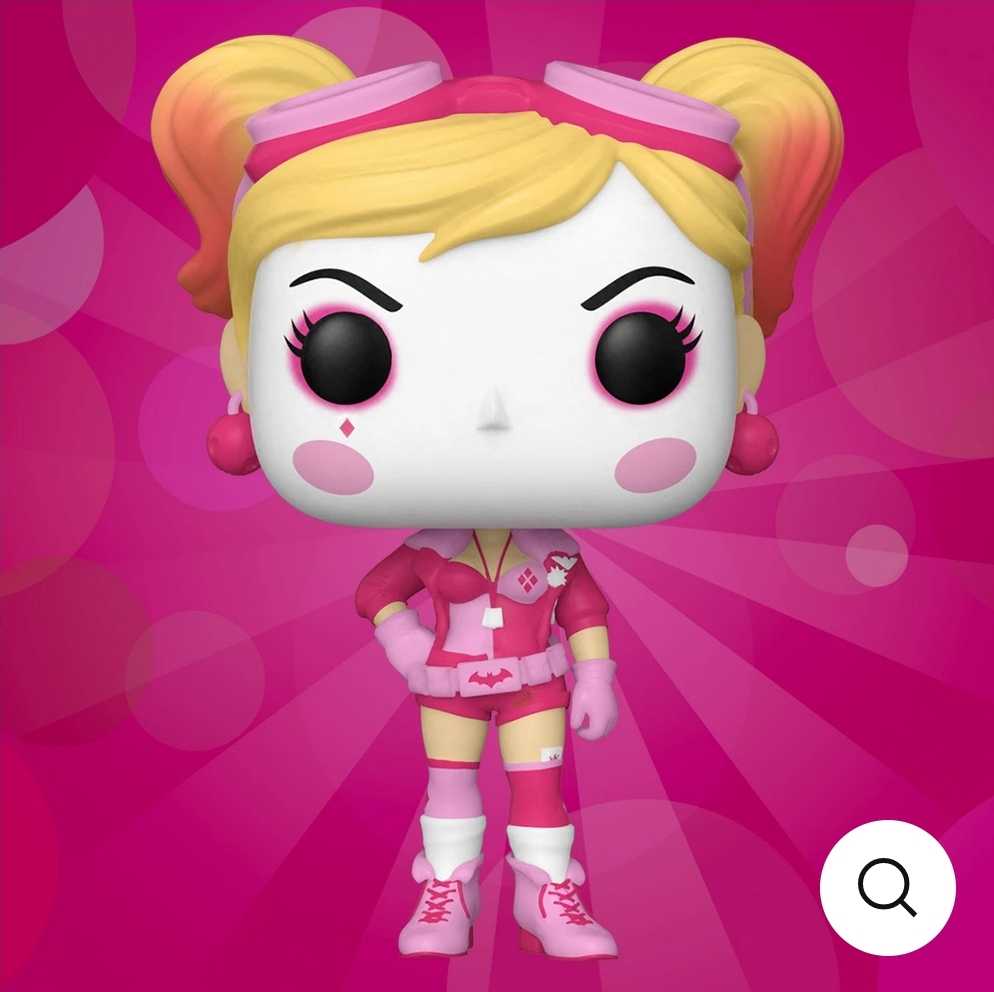 DC Bombshells: Harley Quinn - Breast Cancer Awareness - Funko (DC Funko Pops!) action figure collectible [Barcode 889698585002] - Main Image 3