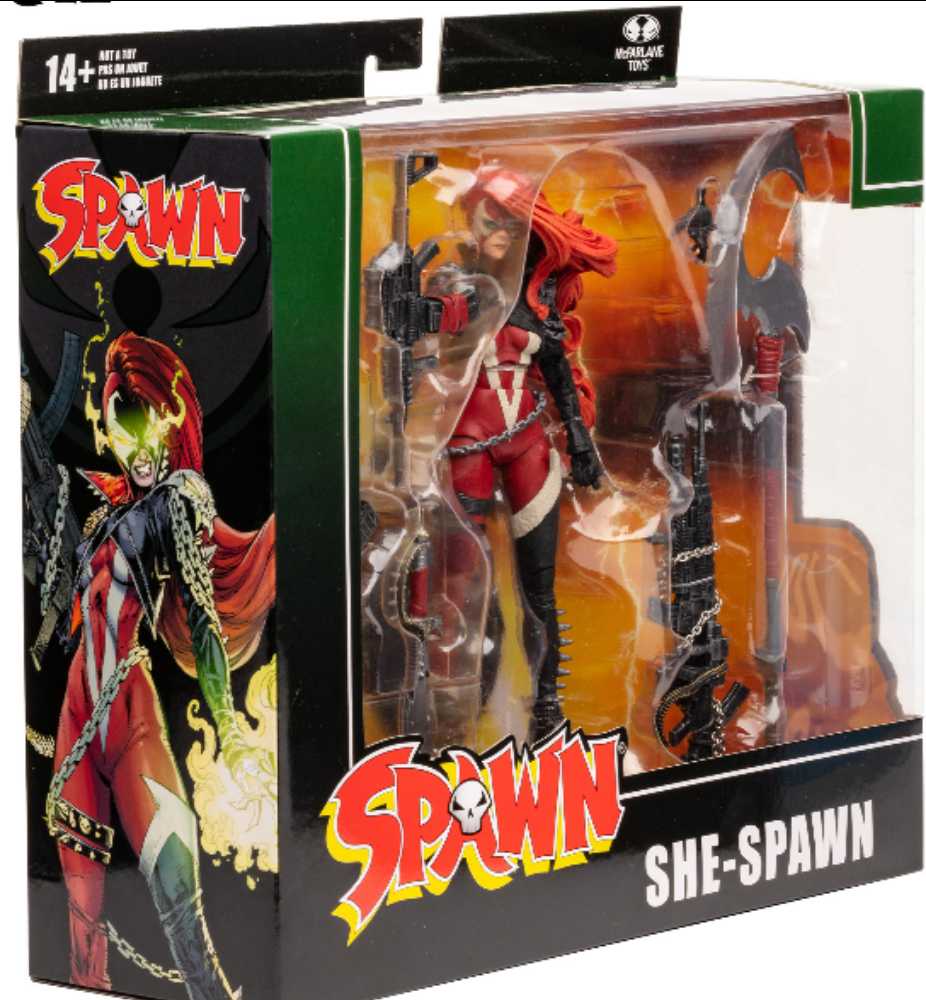 She-Spawn - Spawn (Spawn) action figure collectible [Barcode 787926901634] - Main Image 3
