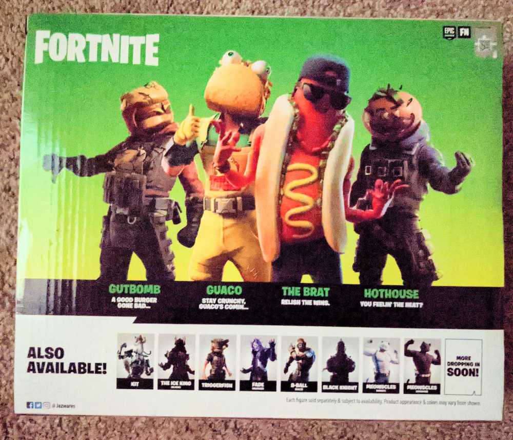 Fortnite Squad Mode Tomatotown Legends - Jazwares (Fortnite 4” Figure Collection) action figure collectible [Barcode 191726405917] - Main Image 3