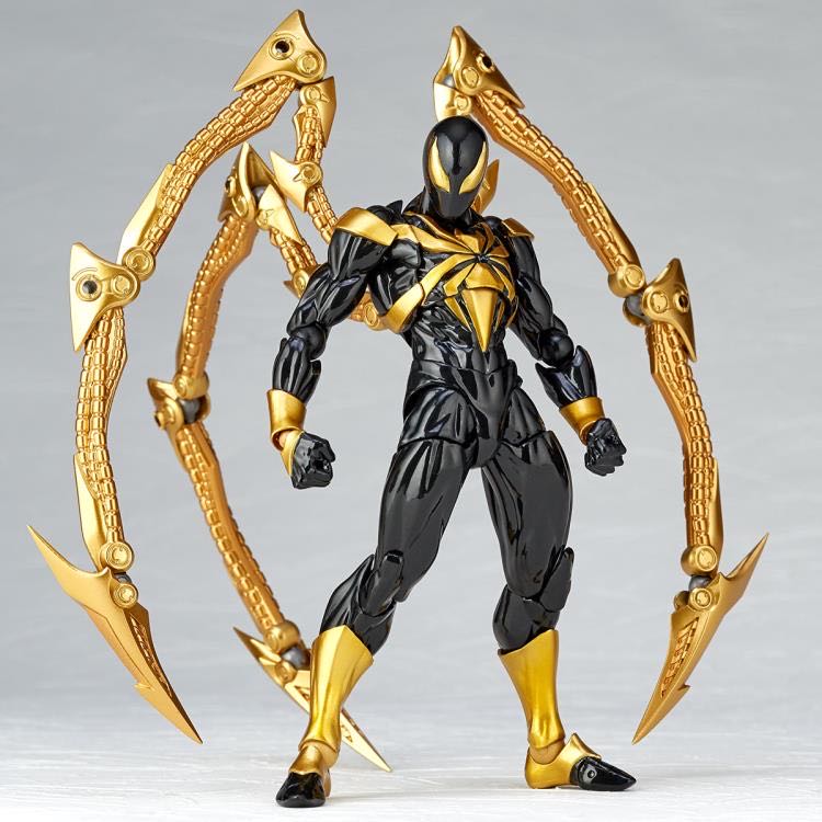 Marvel Amazing Yamaguchi Revoltech No.023EX Iron Spider (Black Ver.) - Kaiyodo (MARVEL) action figure collectible [Barcode 4537807013309] - Main Image 2