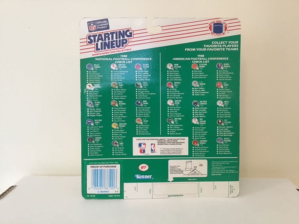 Dan Marino - Kenner action figure collectible - Main Image 2