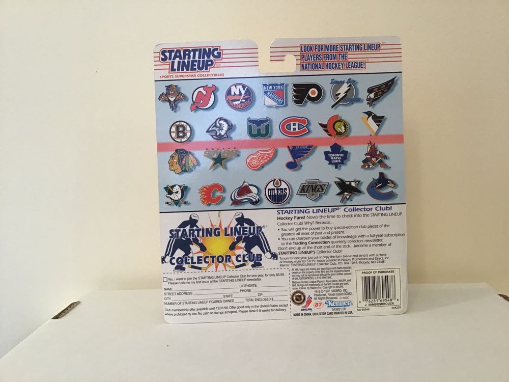 John Vanbiesbrouck - Kenner action figure collectible - Main Image 2