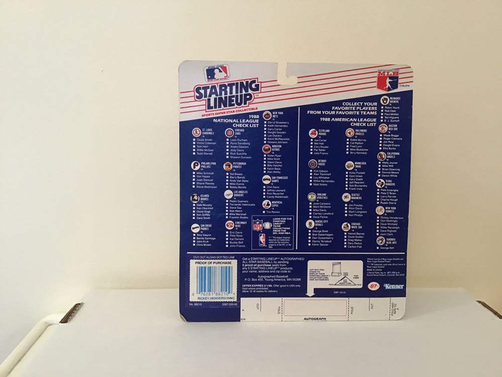 Rickey Henderson - Kenner action figure collectible - Main Image 2