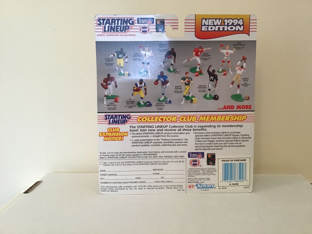 Brett Favre - Kenner action figure collectible - Main Image 2