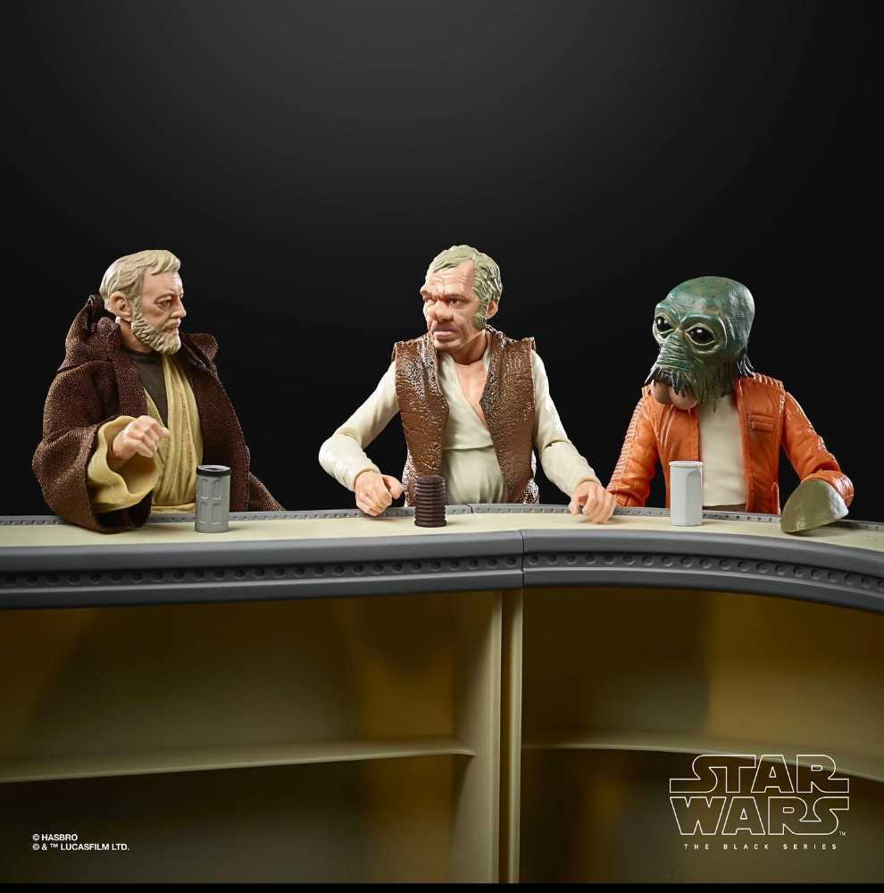 Cantina Showdown 3-Pack (Dr. Evazan, Ponda Baba & Ben Obi-Wan Kenobi) - Hasbro (Star Wars: Episode IV - A New Hope) action figure collectible [Barcode 195166139210] - Main Image 4