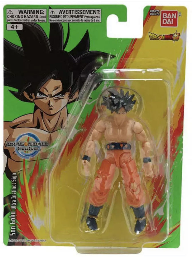 Goku (Ultra Instinct Sign) - Bandai America (Dragon Ball Evolve Series 3) action figure collectible [Barcode 045557362782] - Main Image 2