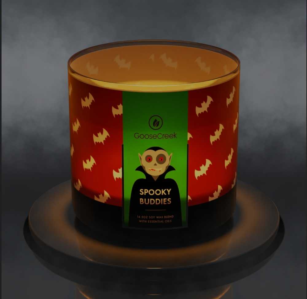 CANDLE: Halloween Goose Creek Spooky Buddies 2021 - Goose Creek Candle (Halloween Candle) action figure collectible [Barcode 814630021447] - Main Image 4