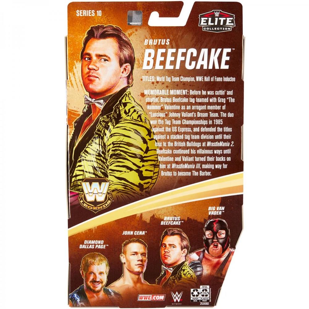 Brutus Beefcake - Mattel Wwe (WWE Legends Series 10) action figure collectible - Main Image 4