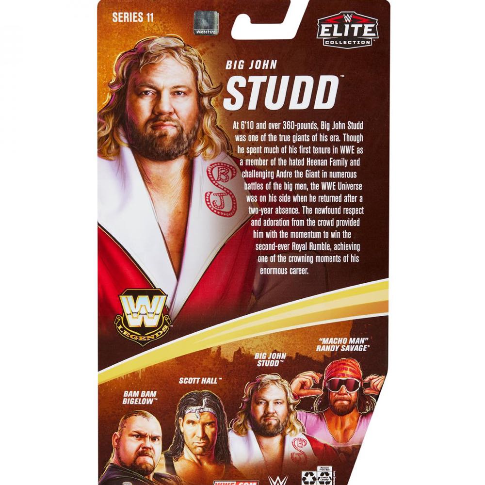 Big John Studd - Mattel Wwe (WWE Legends Series 11) action figure collectible - Main Image 4