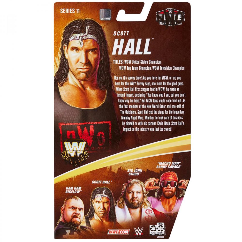Scott Hall - Mattel Wwe (WWE Legends Series 11) action figure collectible - Main Image 4