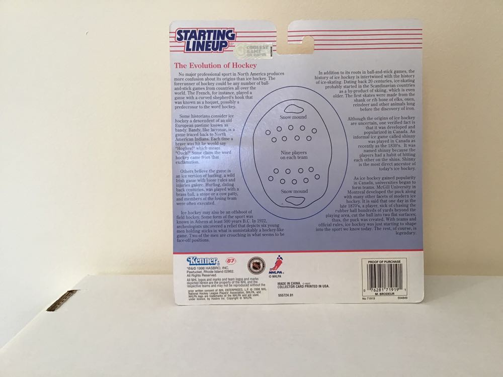 Martin Brodeur - Kenner action figure collectible - Main Image 2