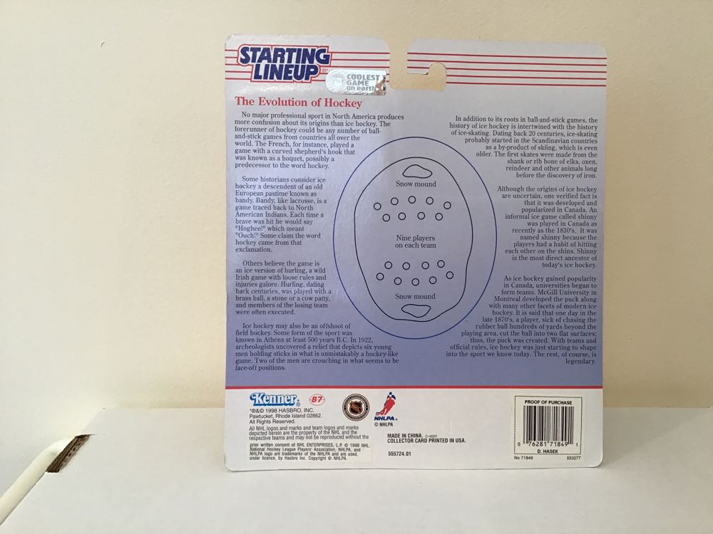 Dominik Hasek - Kenner action figure collectible - Main Image 2