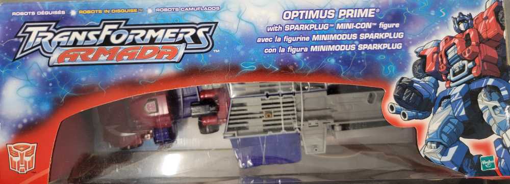 Optimus Prime With Sparkplug Super Base Truck Mode - Hasbro (Armada) action figure collectible - Main Image 3