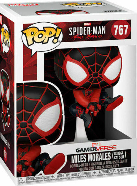Funko Pop! Spider-Man Miles Morales Bodega Cat Suit (Spider-Man Miles Morales) 767 - Funko Pop! action figure collectible [Barcode 889698501521] - Main Image 2