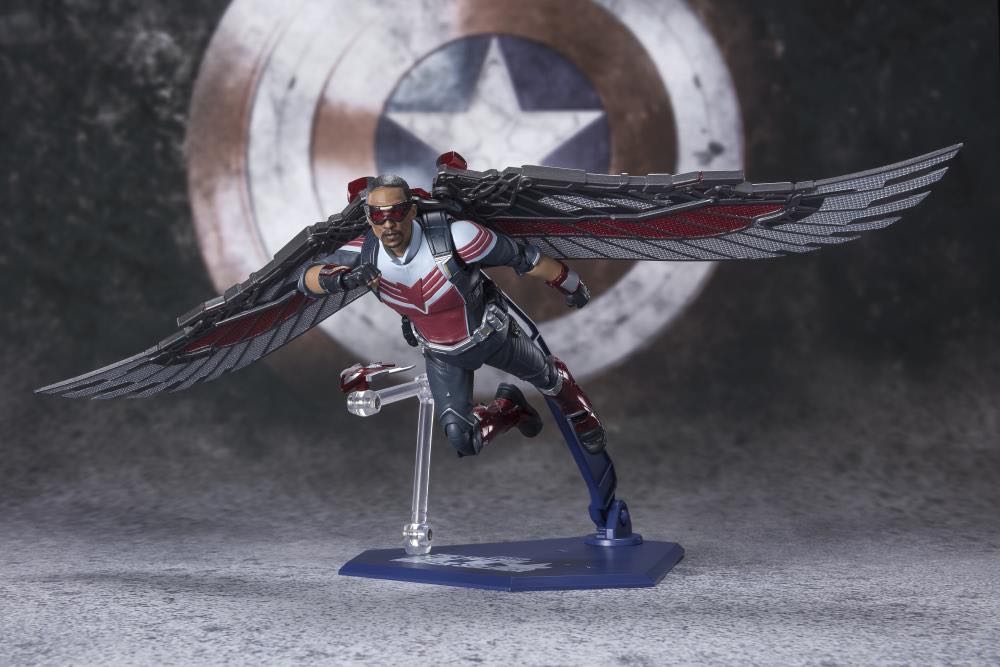 Falcon (the Falcon and the Winter Soldier) - Bandai/Tamashii Nations (FALCON and the WINTER SOLDIER, the) action figure collectible [Barcode 4573102608734] - Main Image 3