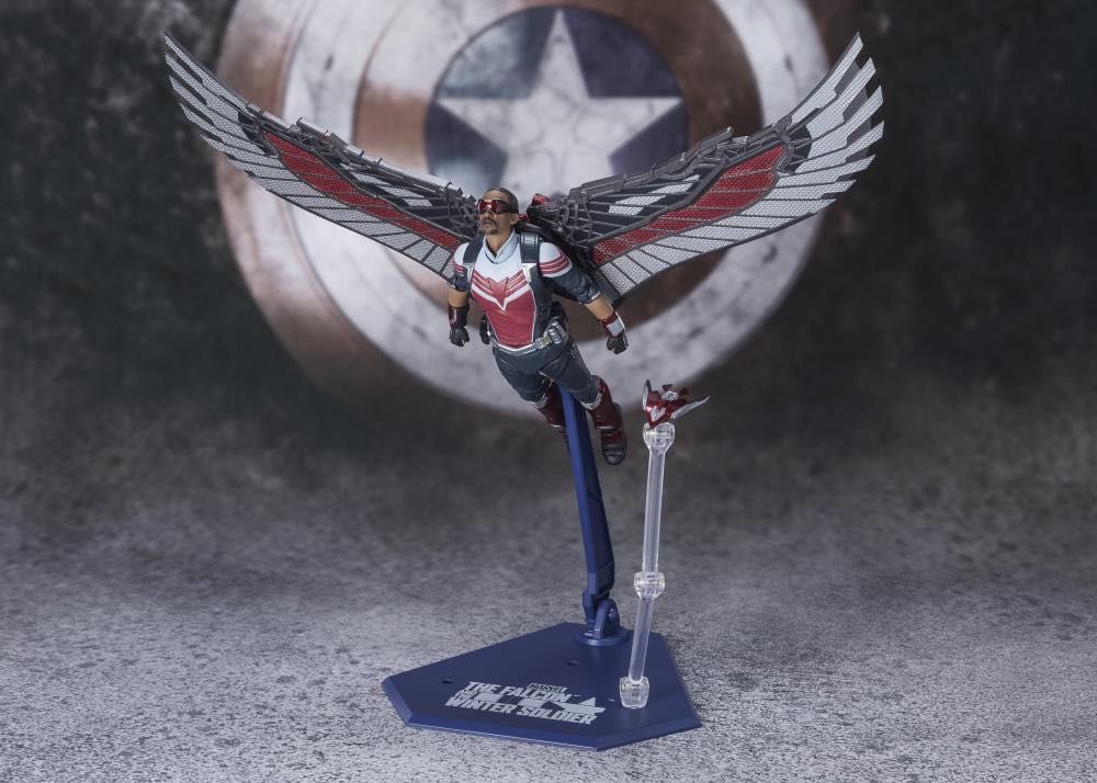 Falcon (the Falcon and the Winter Soldier) - Bandai/Tamashii Nations (FALCON and the WINTER SOLDIER, the) action figure collectible [Barcode 4573102608734] - Main Image 4