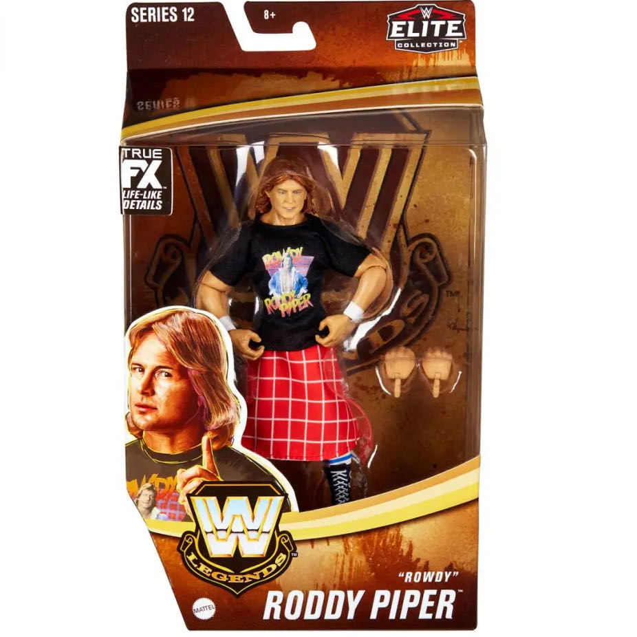 “Rowdy” Roddy Piper - Mattel Wwe (WWE Legends Series 12) action figure collectible - Main Image 1