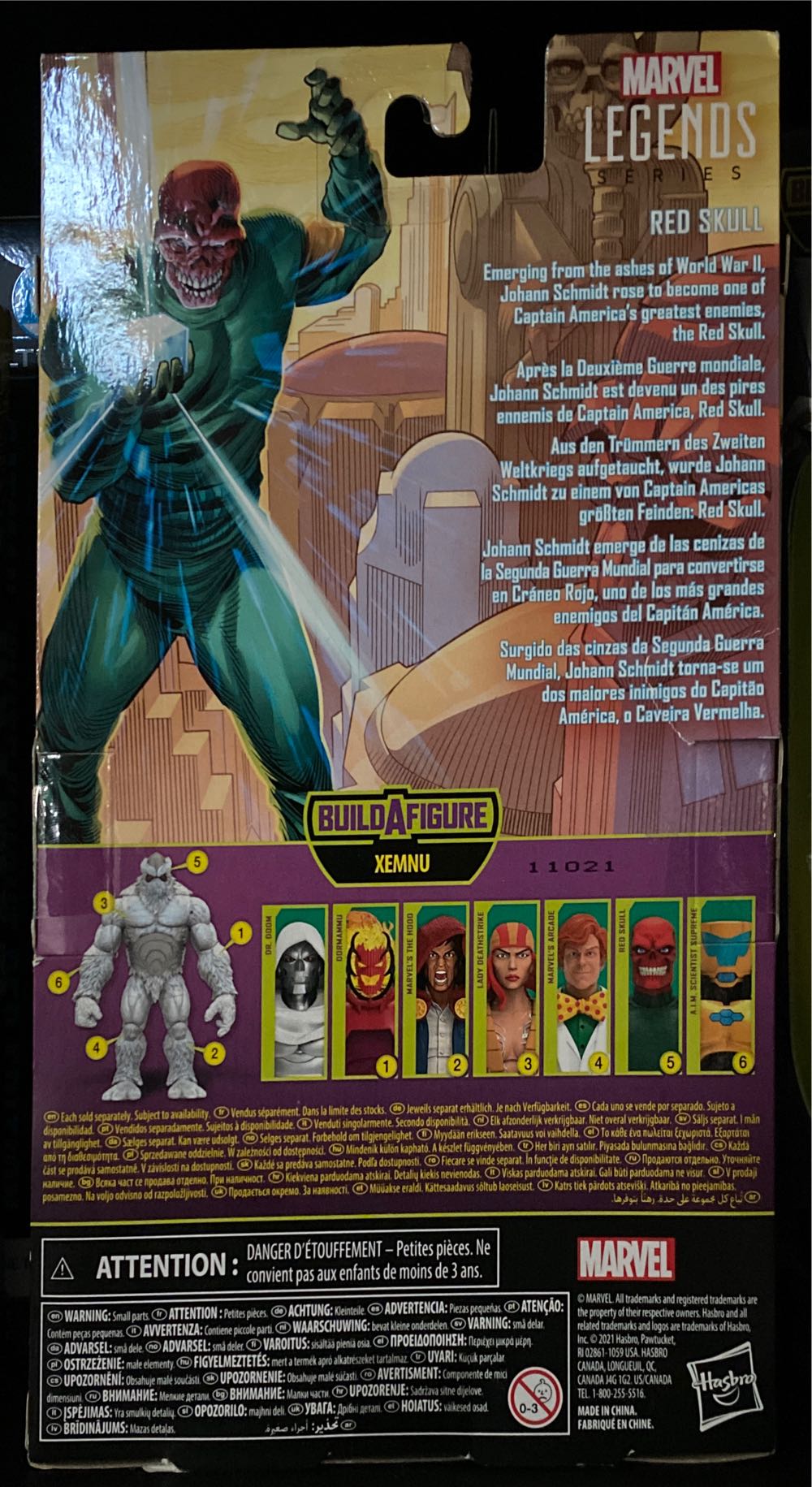 Red Skull BAF XEMNU 2021 - Hasbro action figure collectible - Main Image 2