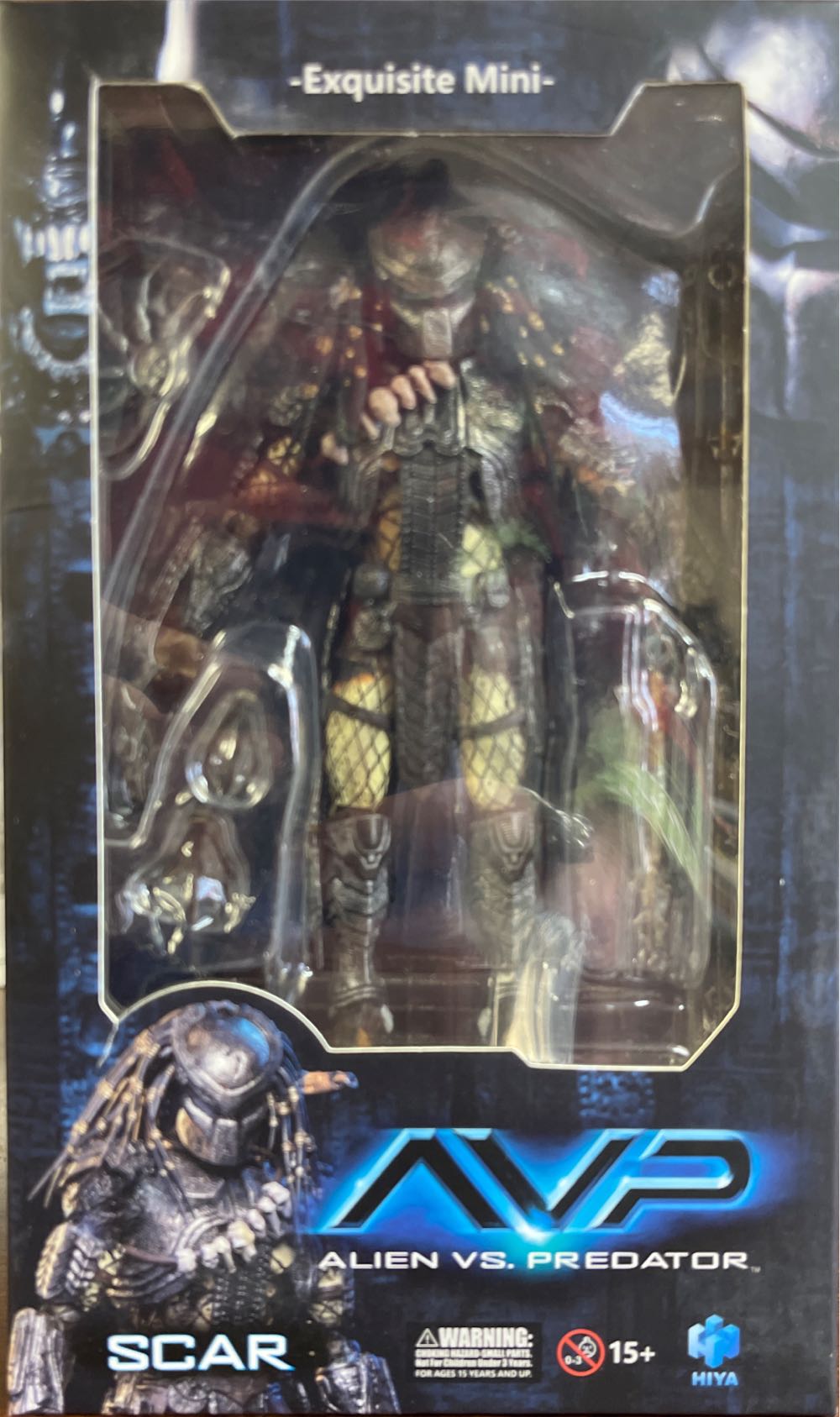 Hiya Toys Alien Vs. Predator: Scar Predator 1:18 Scale Action Figure Multicolor - HIYA Toys action figure collectible [Barcode 6957534200915] - Main Image 2