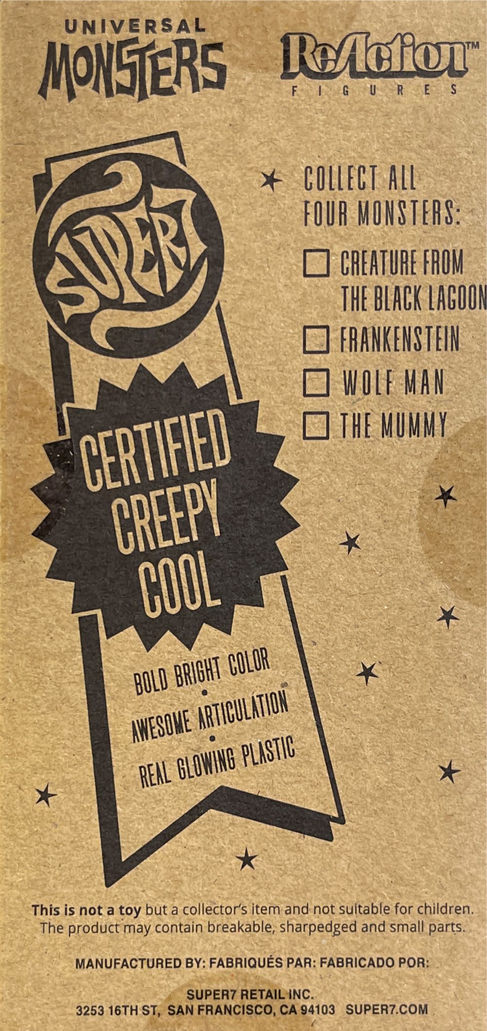 The Wolfman - Super 7 (Universal Monsters) action figure collectible [Barcode 840049816374] - Main Image 2