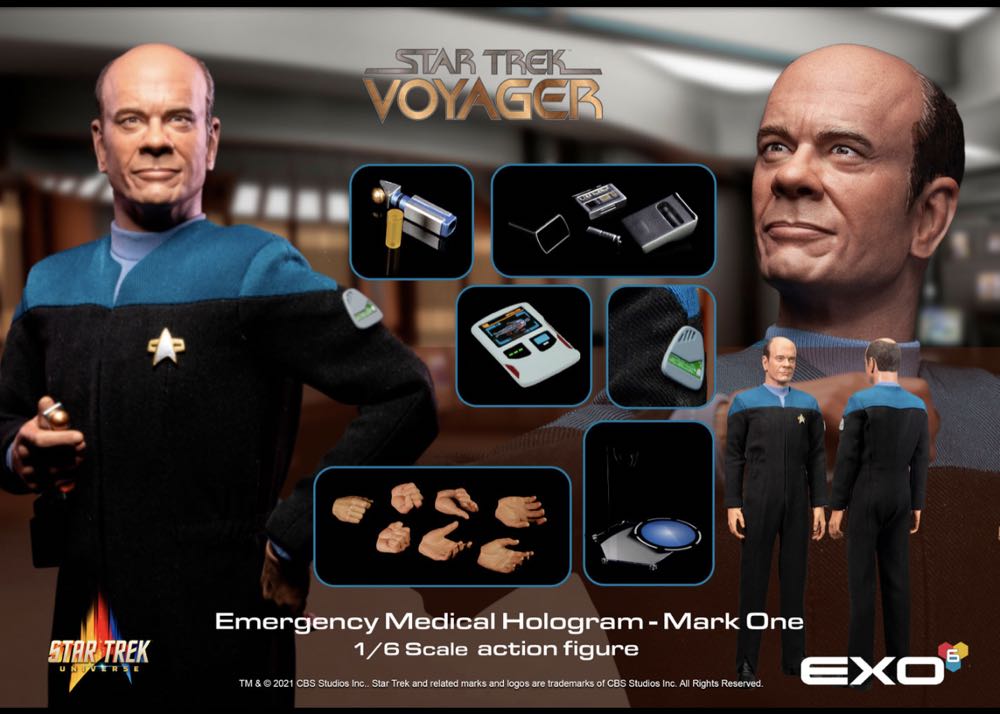 The Doctor EMH (Emergency Medical Hologram) - EXO-6 (Star Trek: Voyager) action figure collectible - Main Image 2