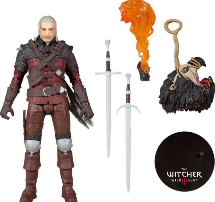 WITCHER 3: WILD HUNT - Geralt of Rivia (Wolf Armor), The - McFarlane Toys (The Witcher 3: Wild Hunt) action figure collectible [Barcode 787926134063] - Main Image 2