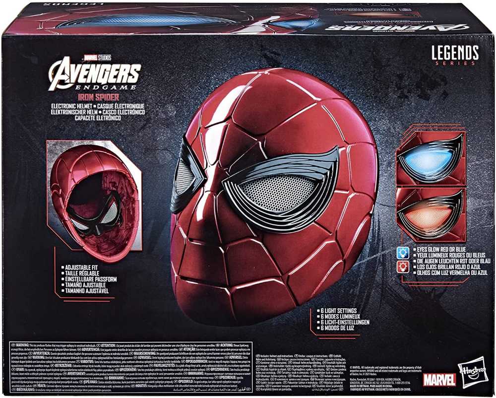 Marvel: Iron Spider Electronic Helmet - Hasbro (Marvel Legends Series) action figure collectible [Barcode 5010993842070] - Main Image 2