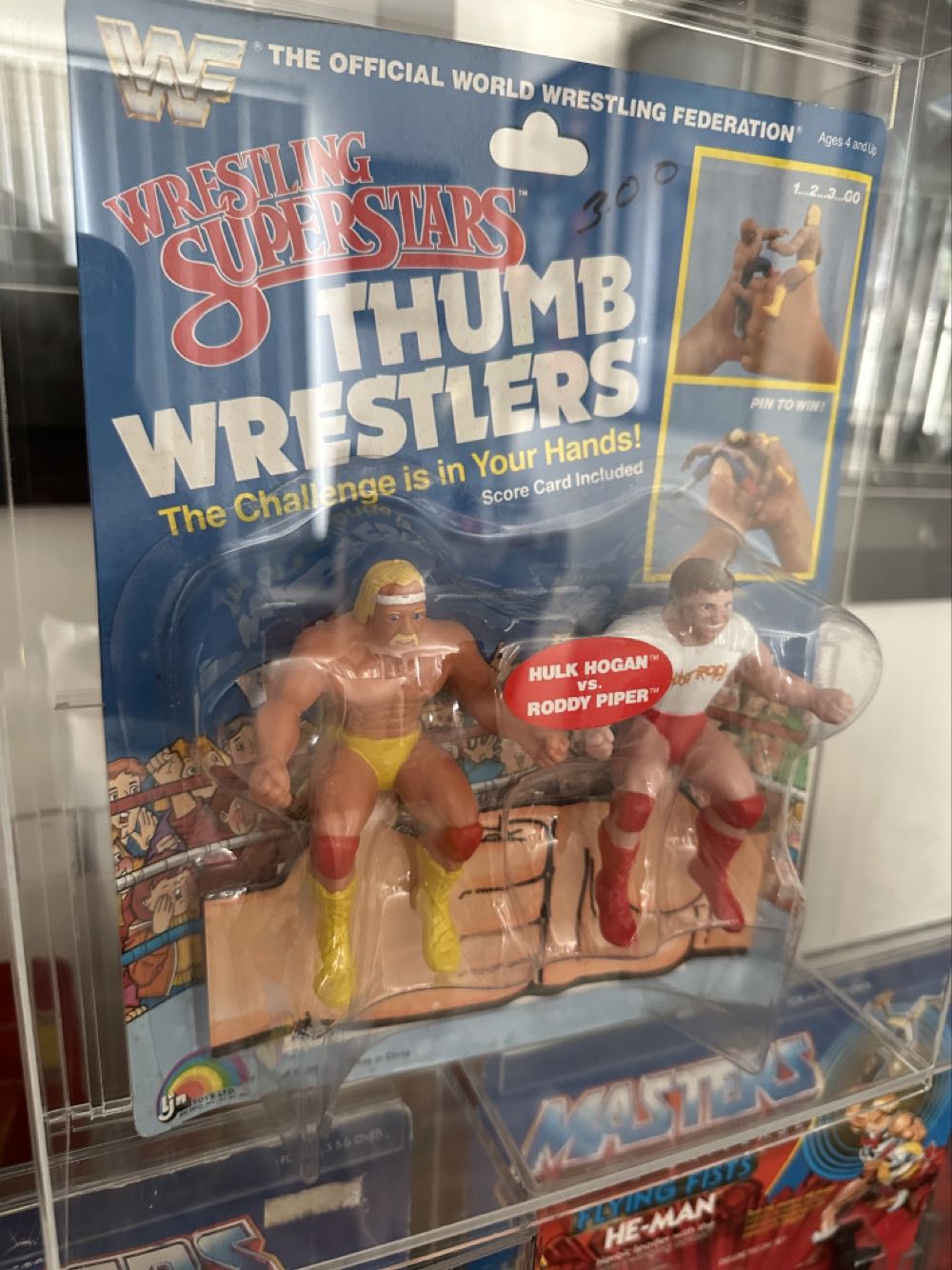 Wrestlers Ljn Wwf Ljn Be Wrestling Superstars Thumb Wrestlers Hulk Hogan Vs Iron Sheik  action figure collectible [Barcode 023582054605] - Main Image 4