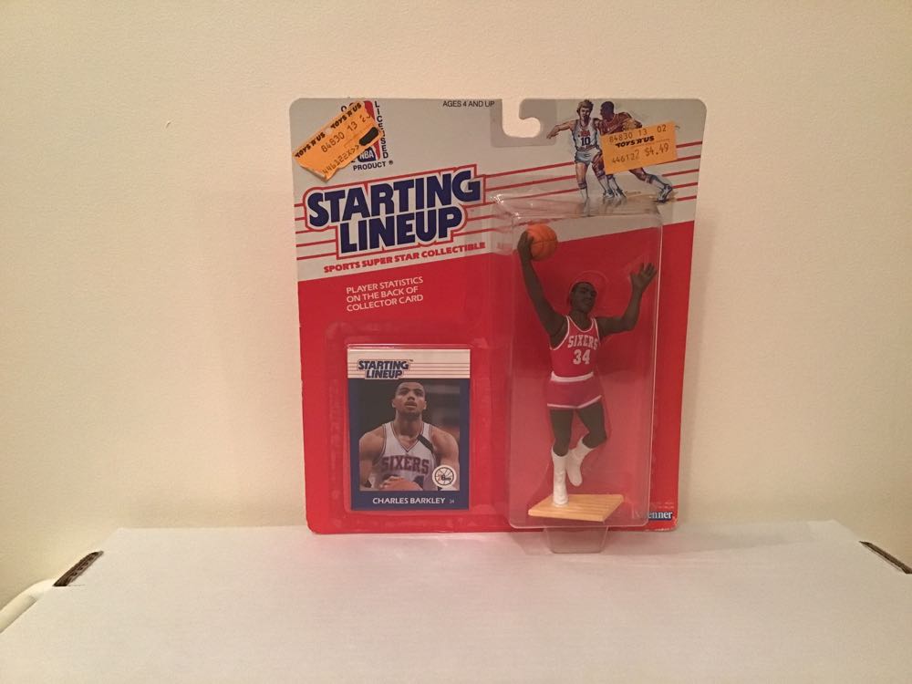 Starting Lineup : Charles Barkley ( Philadelphia 76ers) ( 1988 ) - Kenner (NBA Starting Lineup) action figure collectible - Main Image 1