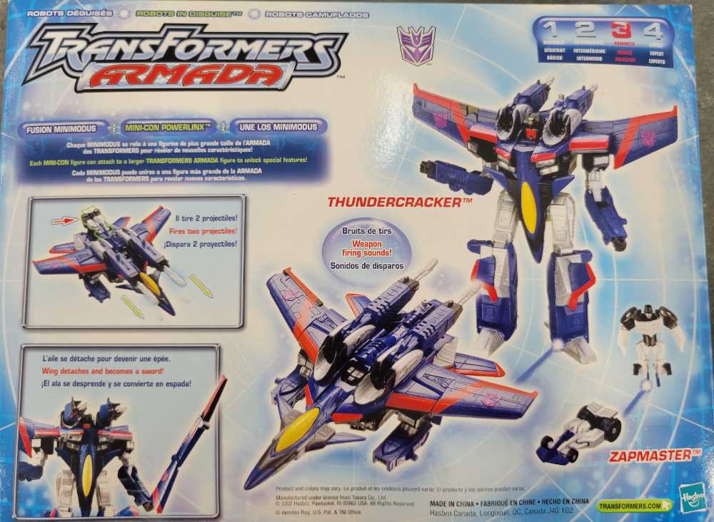 Thundercracker With Zapmaster - Hasbro (Armada) action figure collectible - Main Image 3