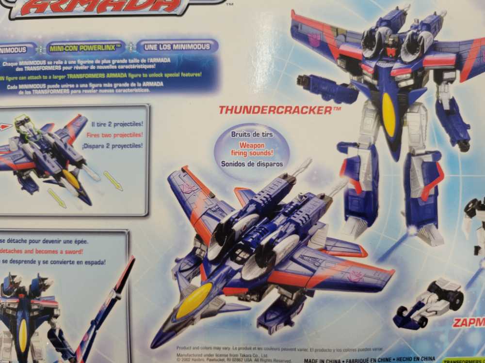 Thundercracker With Zapmaster - Hasbro (Armada) action figure collectible - Main Image 4