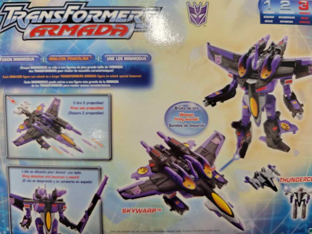 Skywarp With Thunderclash 1st Boxed - Hasbro (Armada) action figure collectible - Main Image 4