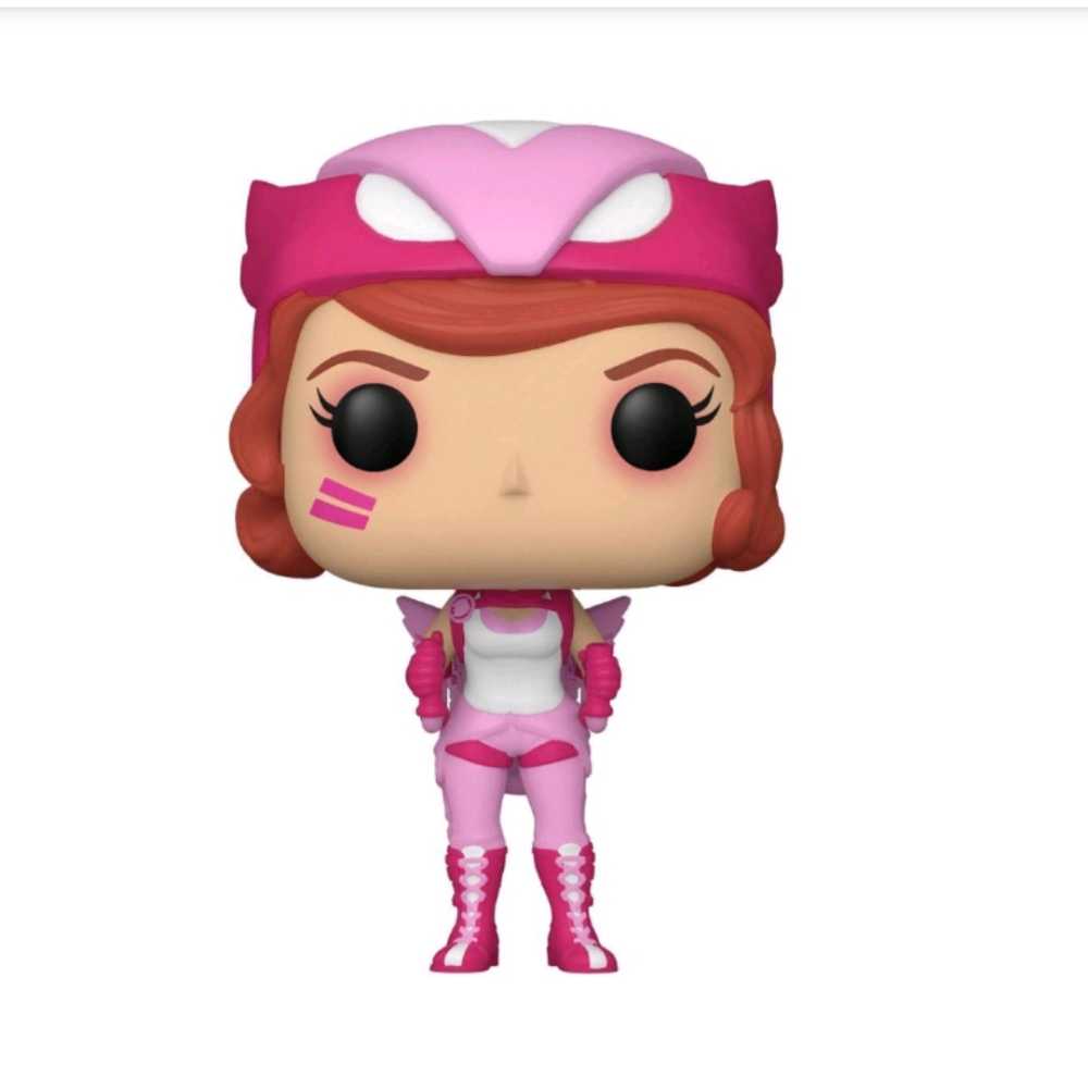 Hawkgirl -Breast Cancer Awareness Research 2021 - Funko (DC Comics Bombshells Breast Cancer Awareness) action figure collectible [Barcode 889698585019] - Main Image 3