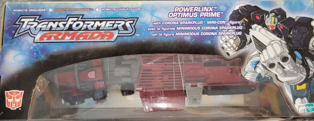 Optimus Prime Powerlinx With Corona Sparkplug Boxed - Hasbro (Armada) action figure collectible - Main Image 2