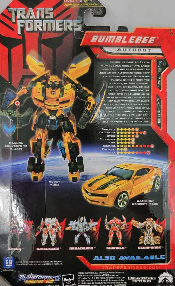 Bumblebee Concept 1st Carded - Hasbro (Movie) action figure collectible - Main Image 3